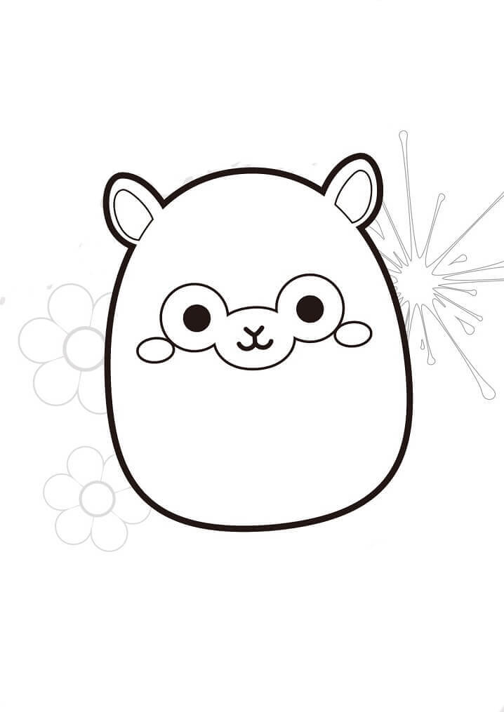 Dibujo de Tim Squishmallows para Colorear