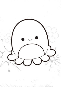 Dibujo de Veronica Squishmallows para Colorear