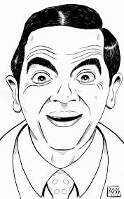 Dibujo de Frijol Sonriente para Colorear