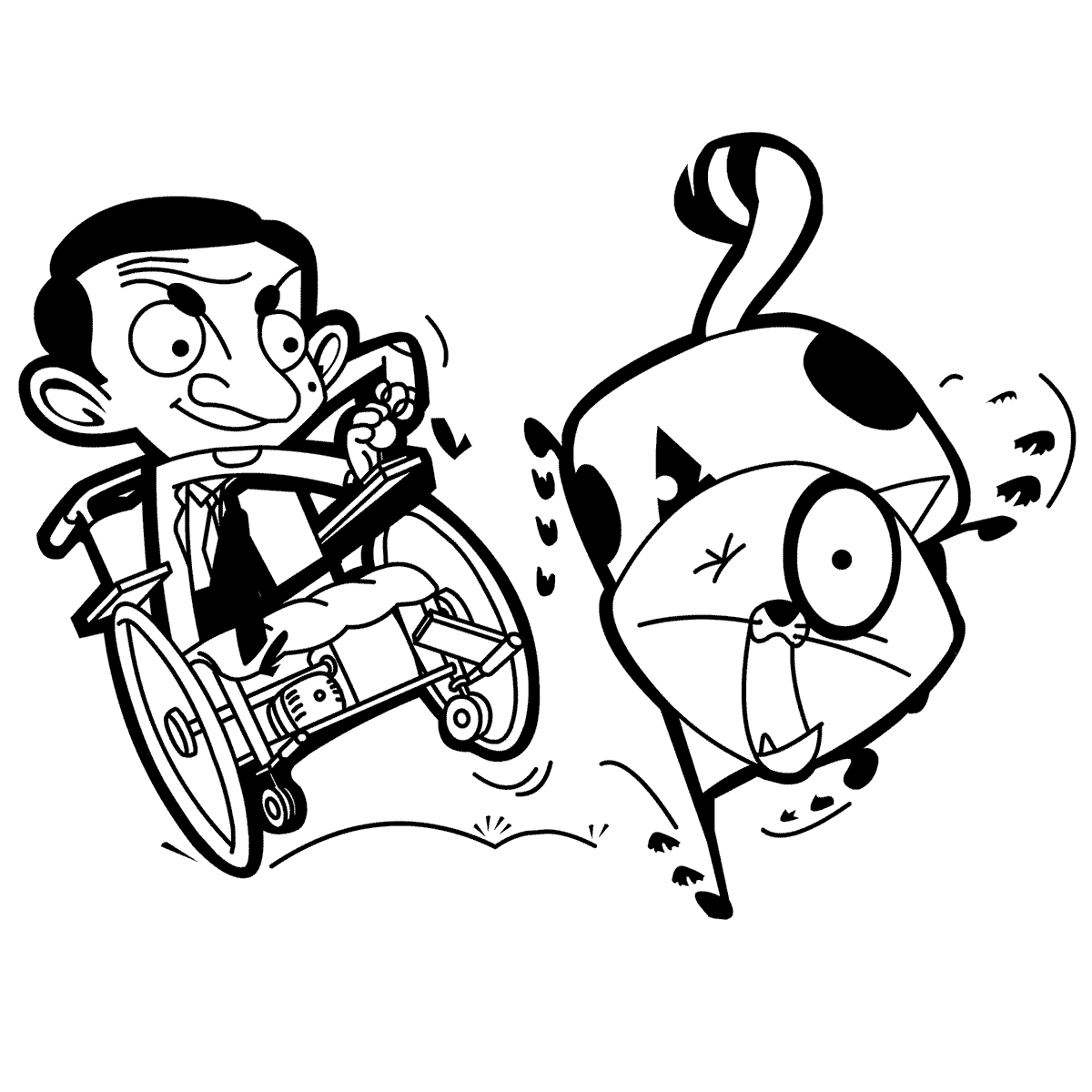 Dibujo de Scrapper Asustar para Colorear