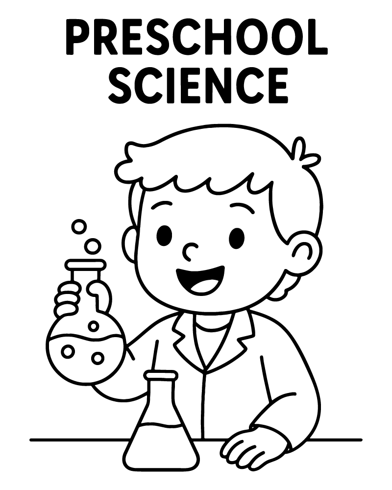 Dibujo de Imgi 17 Preschool Science Coloring Pages para Colorear