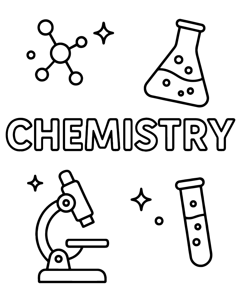 Dibujo de Imgi 3 Chemistry Coloring Pages para Colorear