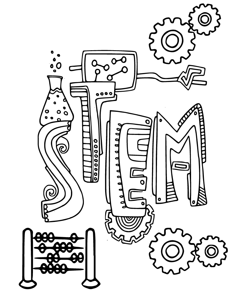 Dibujo de Imgi 8 Engineering Stem Coloring Pages para Colorear