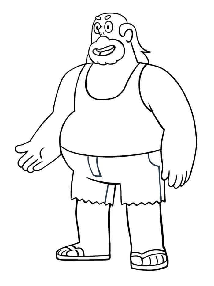 Dibujo de Greg Universe para Colorear