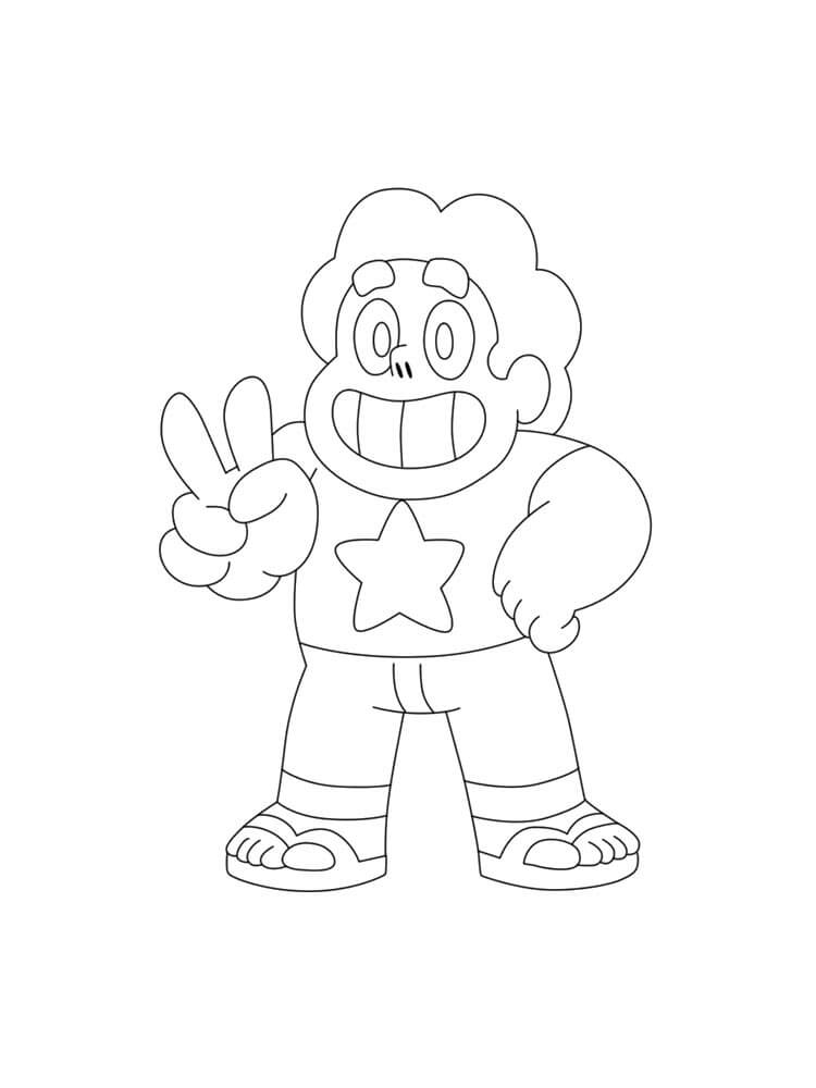 Dibujo de Steven Lindo para Colorear