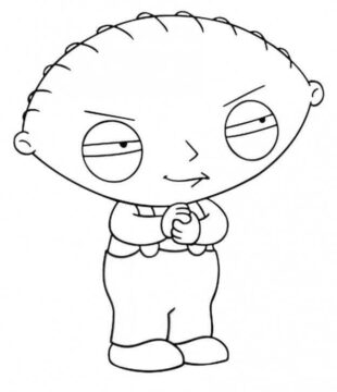 Dibujo de Stewie Griffin para Colorear