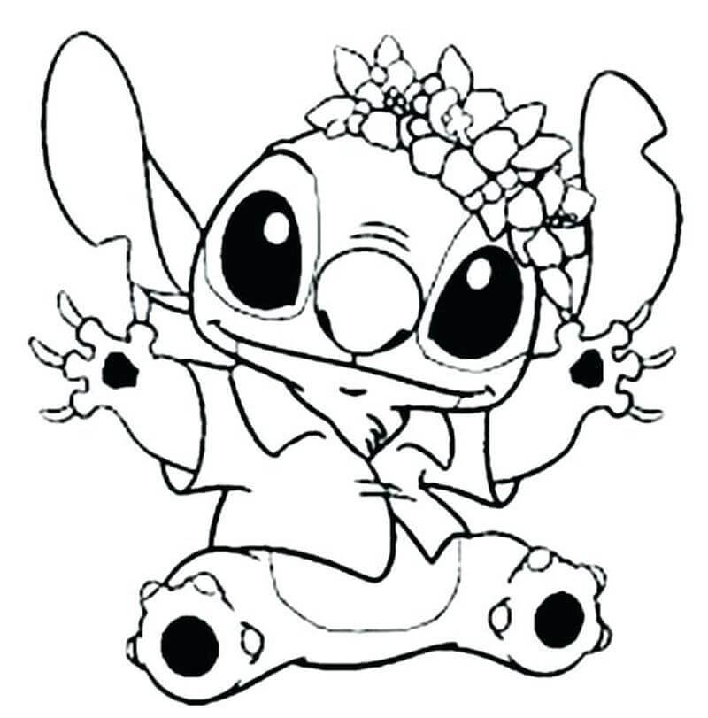 Dibujo de Stitch para Colorear