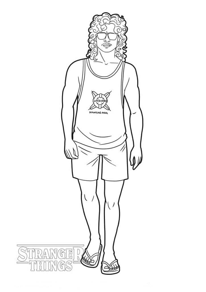 Dibujo de Billy Cosas Extranas para Colorear