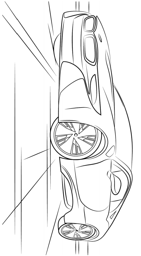 Dibujo de 2015 Bmw I8 para Colorear