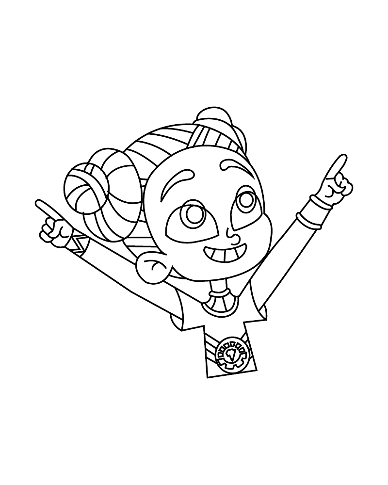 Dibujo de Happy Super Sema Coloring Pagespng para Colorear