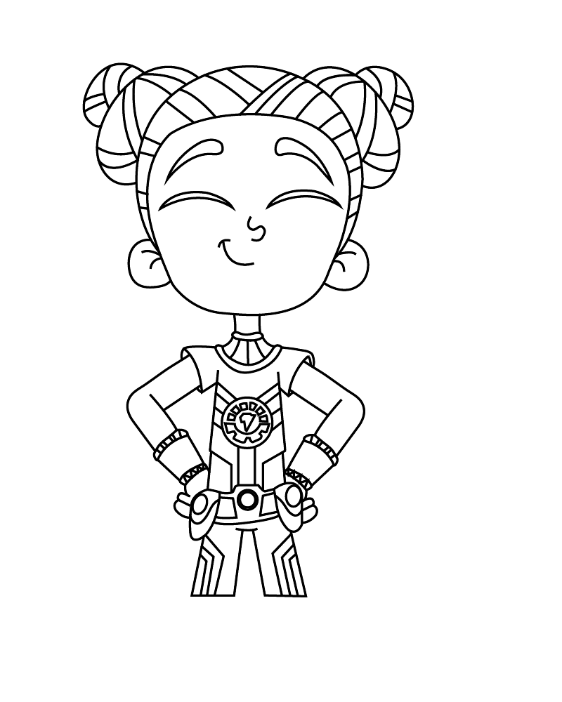 Dibujo de Super Happy Sema Coloring Pages para Colorear