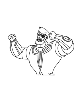 Dibujo de Tobor Super Sema Coloring Page para Colorear