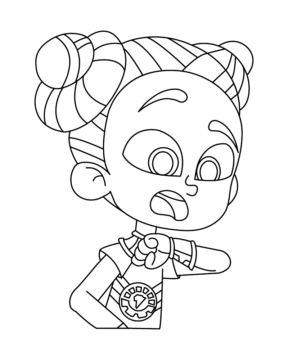 Dibujo de Worried Super Sema Free Coloring Pages para Colorear