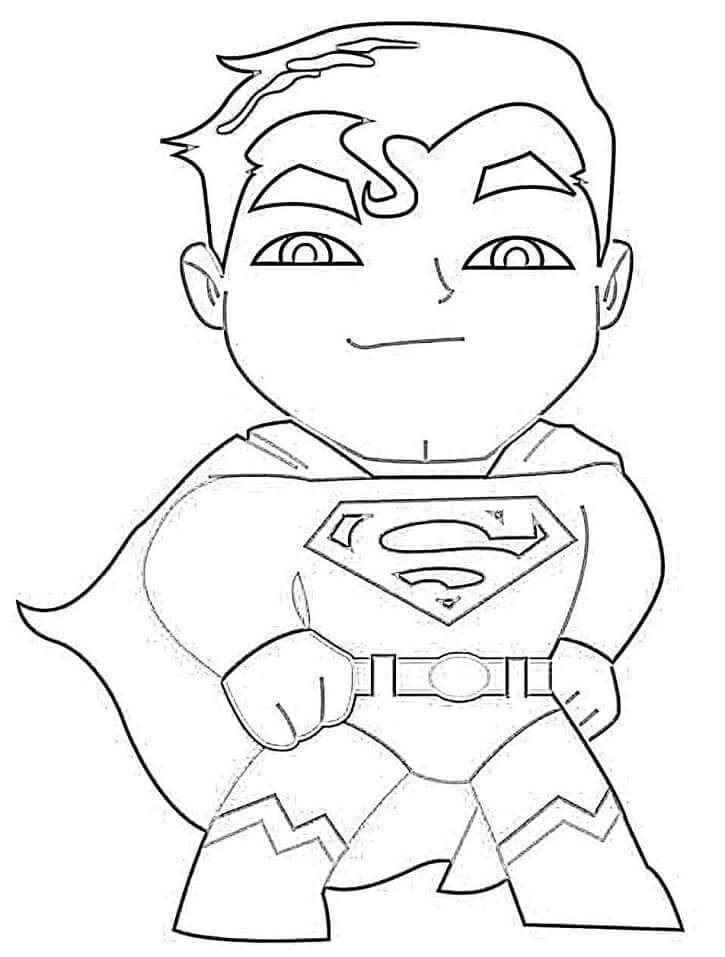 Dibujo de Pequeño Superman para Colorear