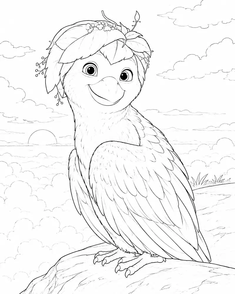 Dibujo de Ivy la Javan páginas para Colorear