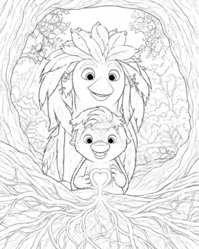 Dibujo de Película Swapped páginas para Colorear