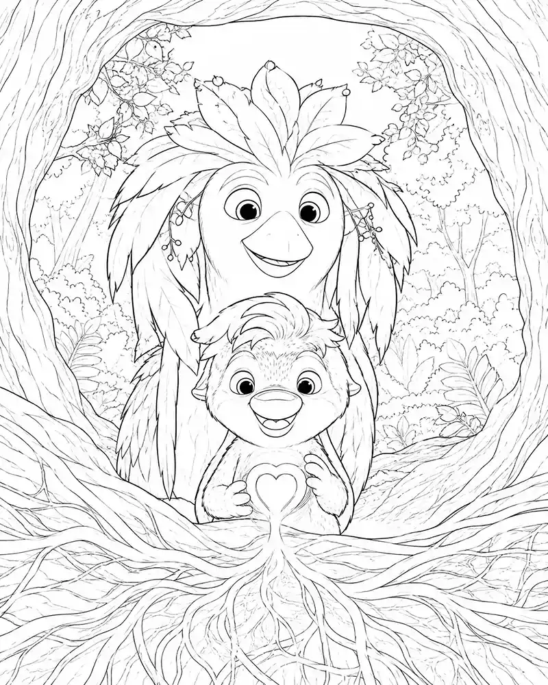 Dibujo de Película Swapped páginas para Colorear