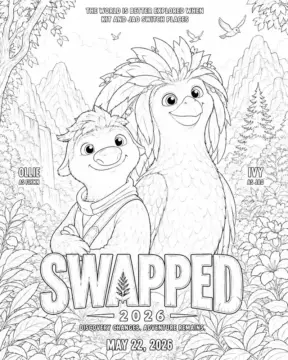 Dibujo de Poster Swapped páginas para Colorear