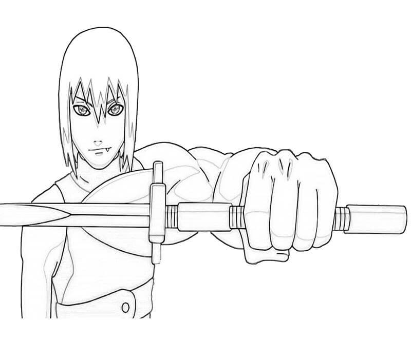 Dibujo de Espada Suigetsu para Colorear