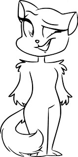 Dibujo de Guay Hablando Angela para Colorear