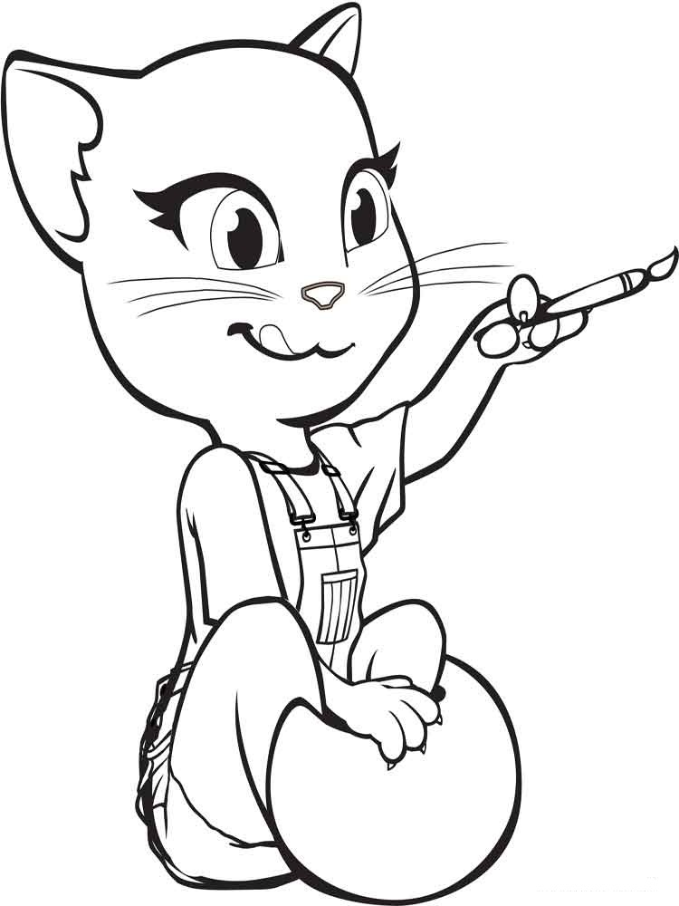 Dibujo de Angela para Colorear
