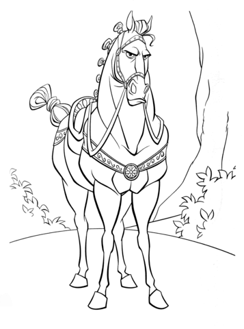 Dibujo de Maximus Enojado para Colorear