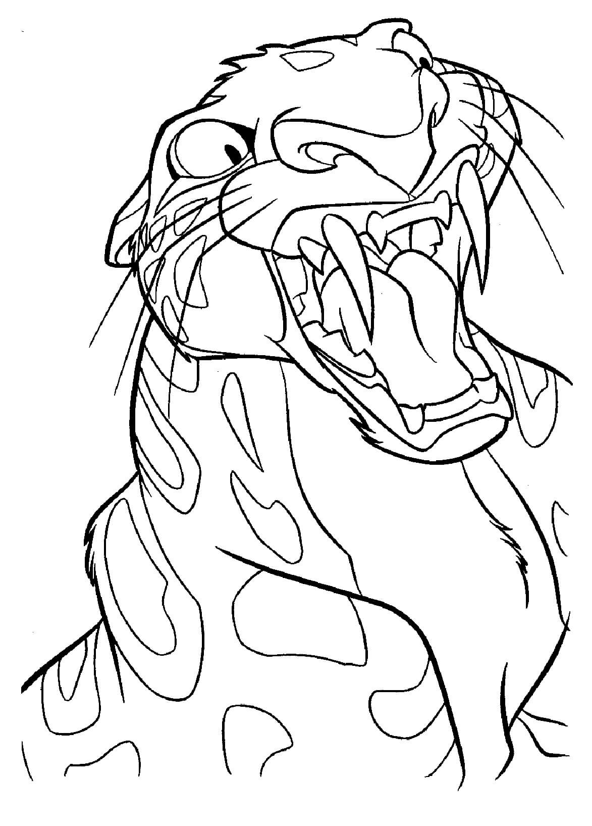 Dibujo de Cara Sabor para Colorear