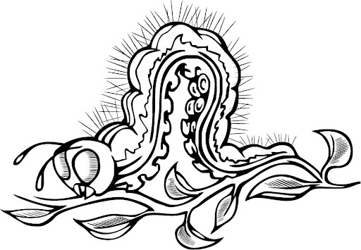 Dibujo de Lindo Tatuaje para Colorear
