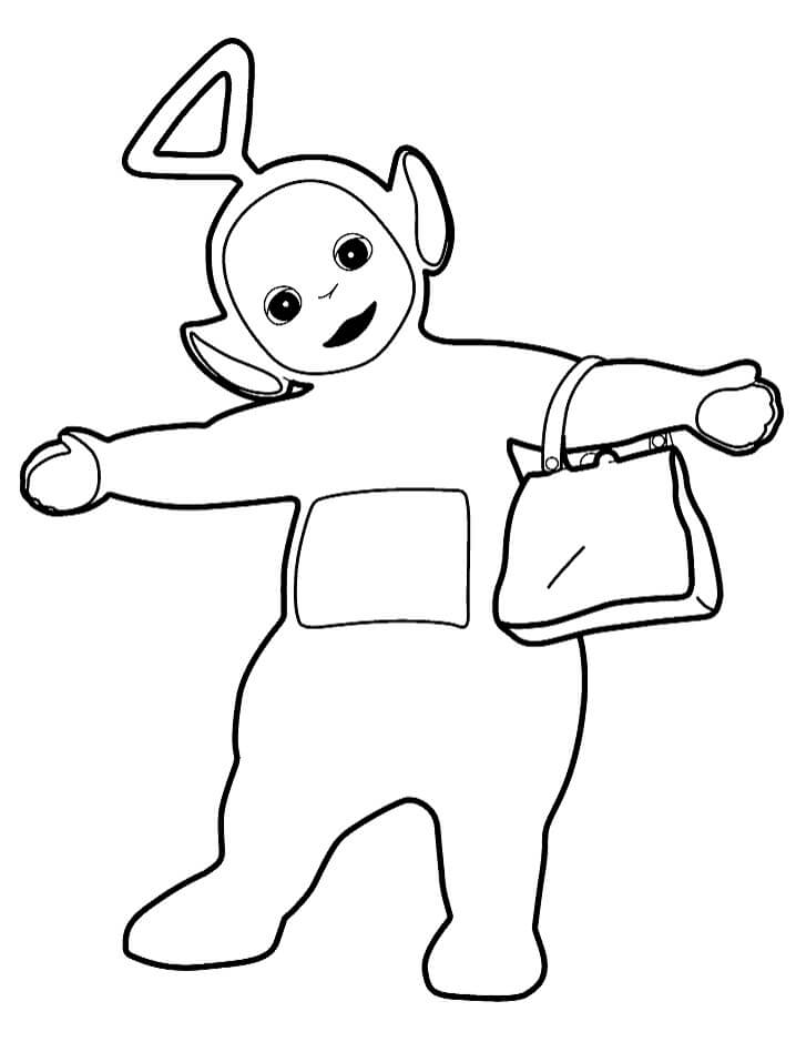 Dibujo de Tinky Winky para Colorear