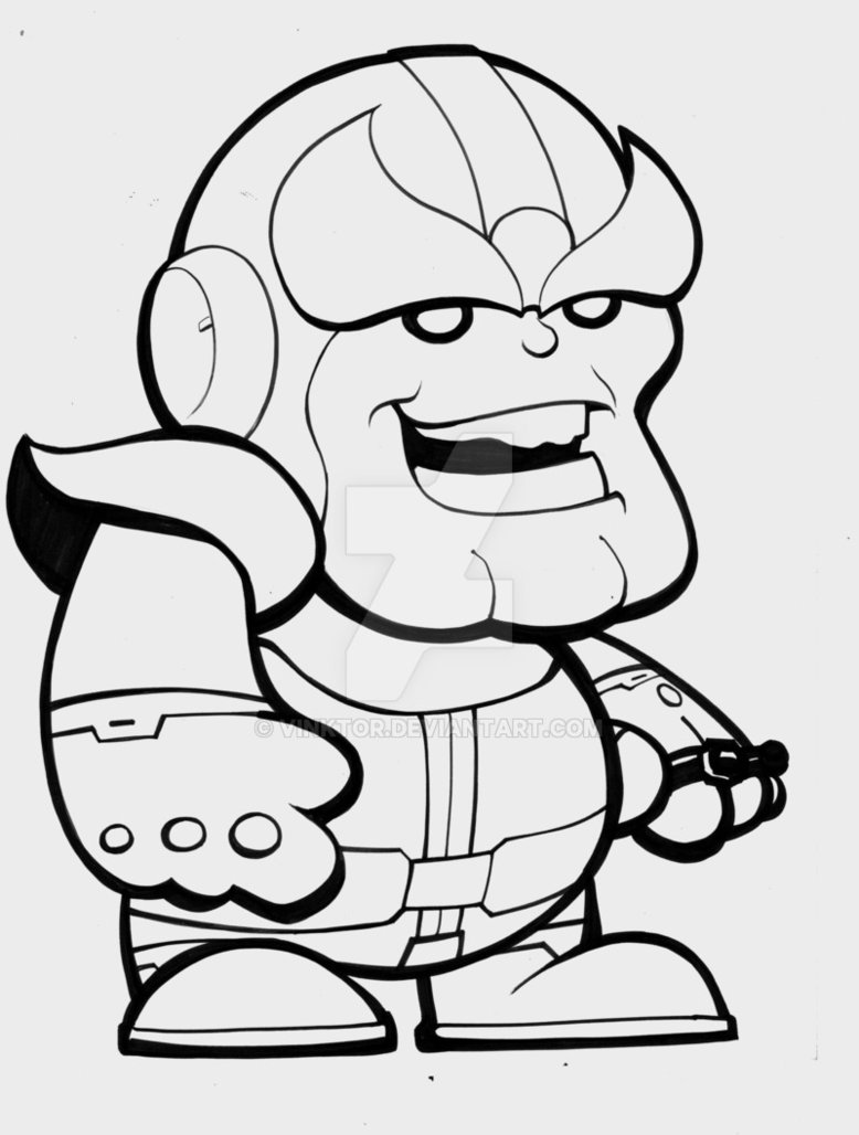 Dibujo de 1540289971 Mini Thanos By Vinktor D52kkgv para Colorear