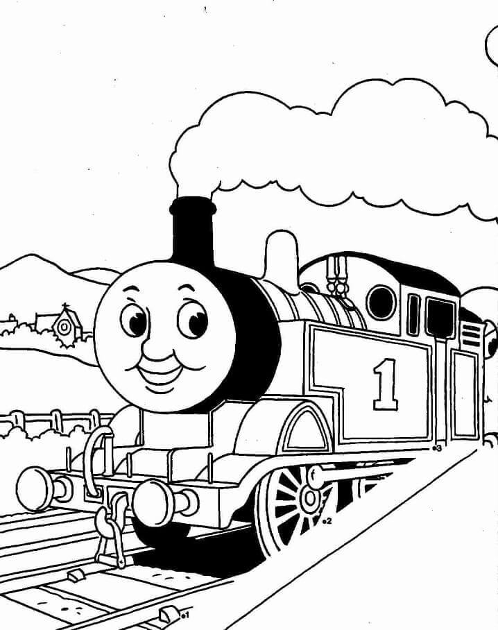 Dibujo de Thomas el Tren 2 para Colorear
