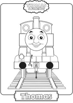 Dibujo de Thomas el Tren para Colorear