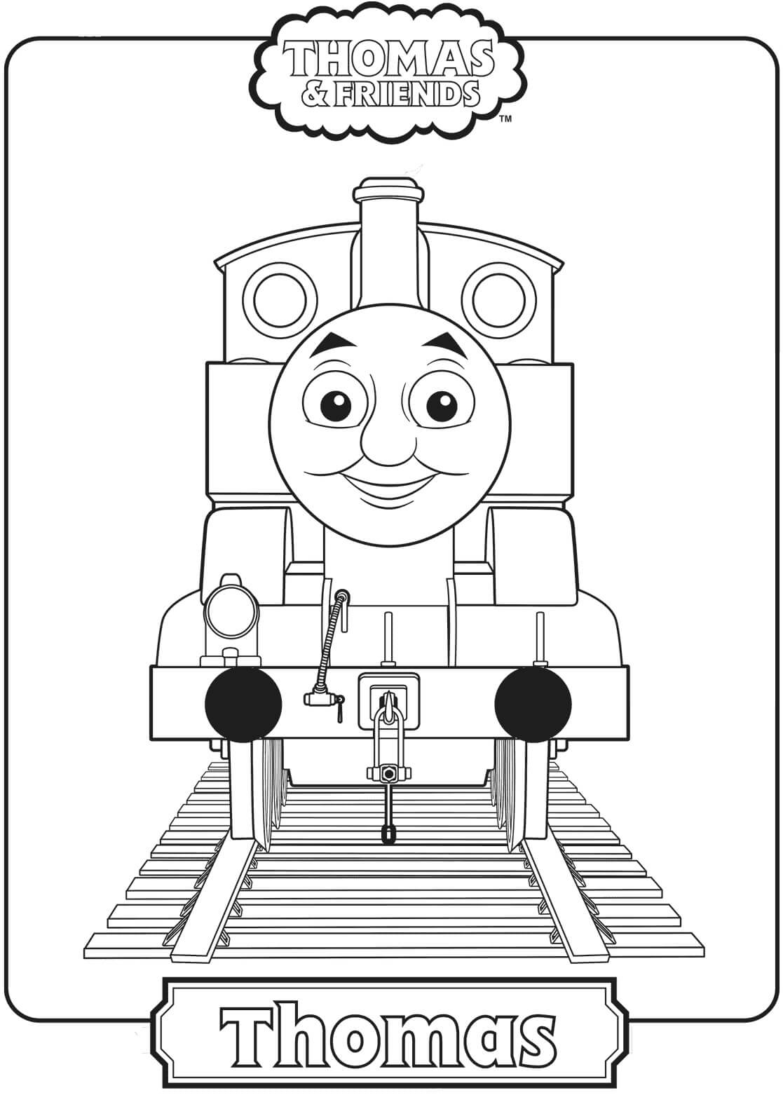 Dibujo de Thomas el Tren para Colorear