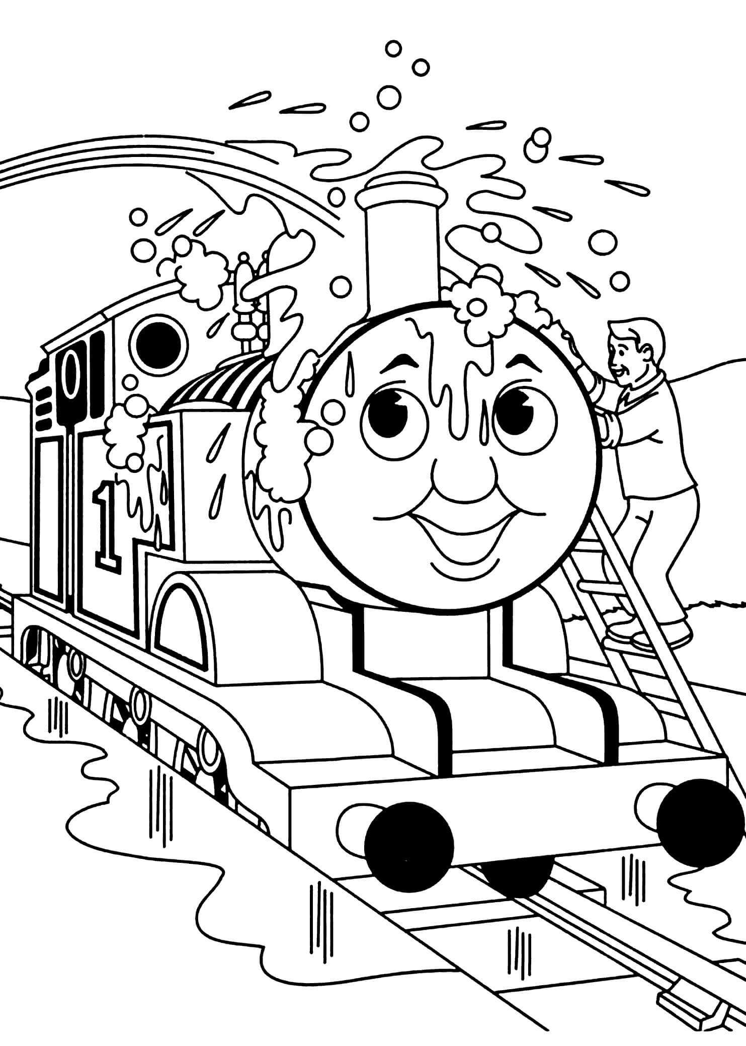 Dibujo de Thomas Lavado para Colorear