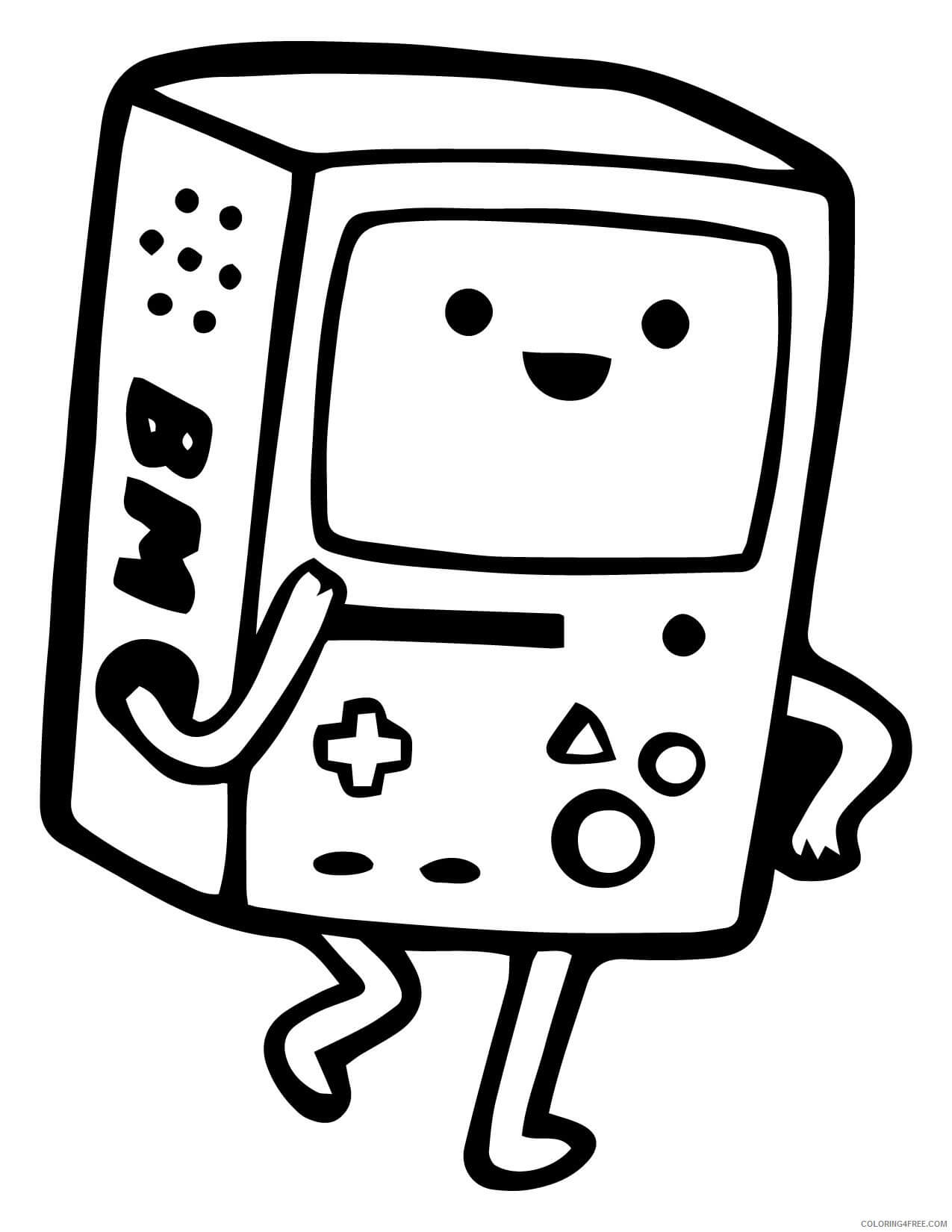 Dibujo de Bmo para Colorear