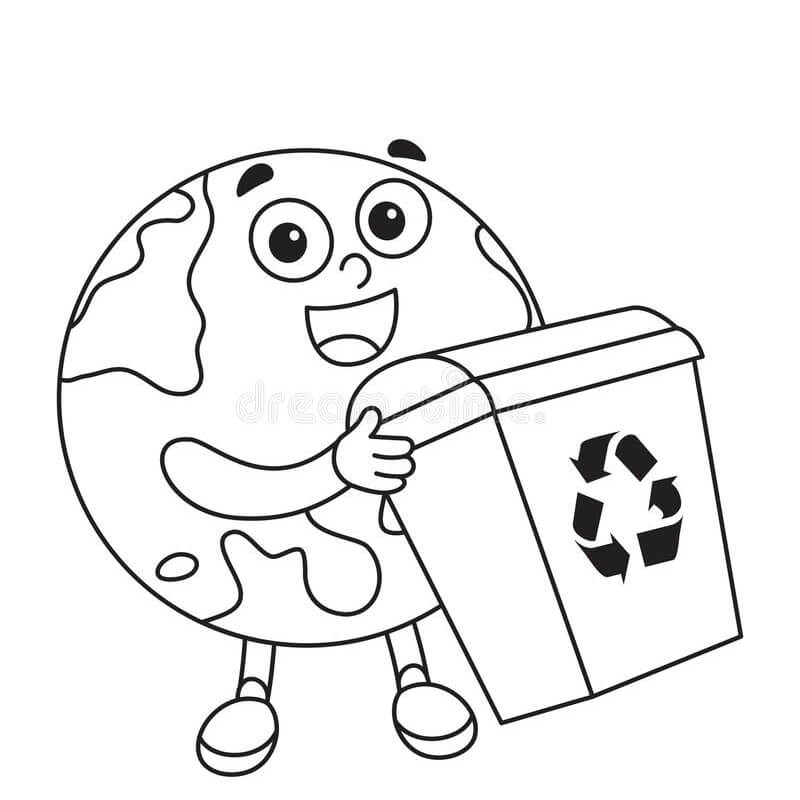 Dibujo de Caja de Tenencia de Tierra para Colorear
