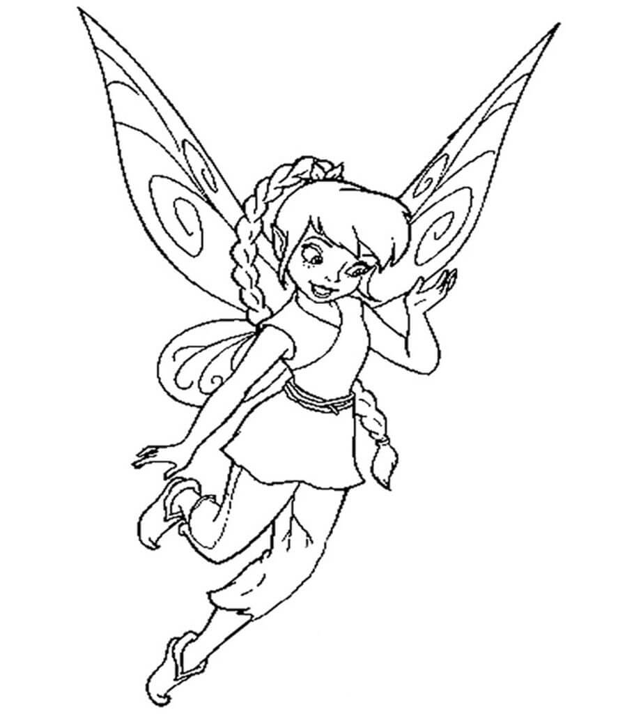 Dibujo de Normal Tinkerbell para Colorear