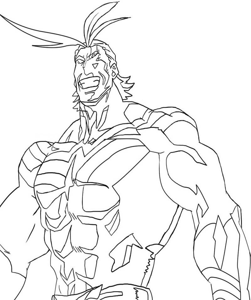 Dibujo de Contento Todo Podria para Colorear