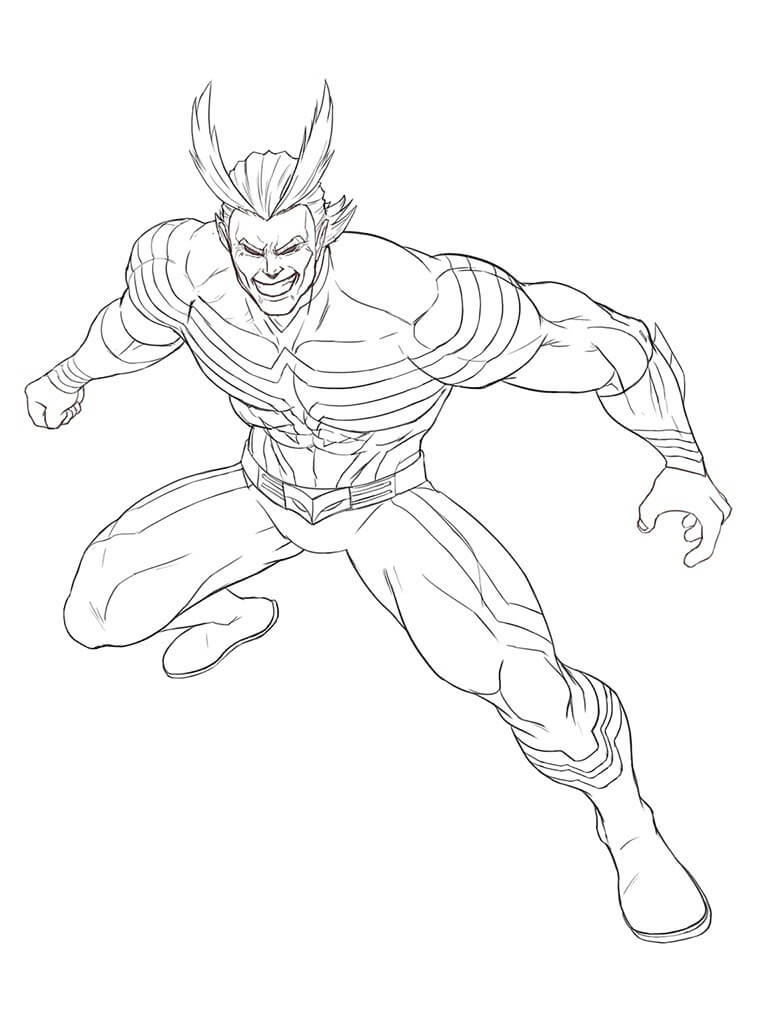 Dibujo de Fuerte Todo Poder para Colorear