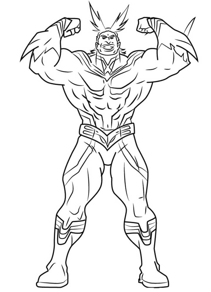 Dibujo de Poder de Todo Poder para Colorear