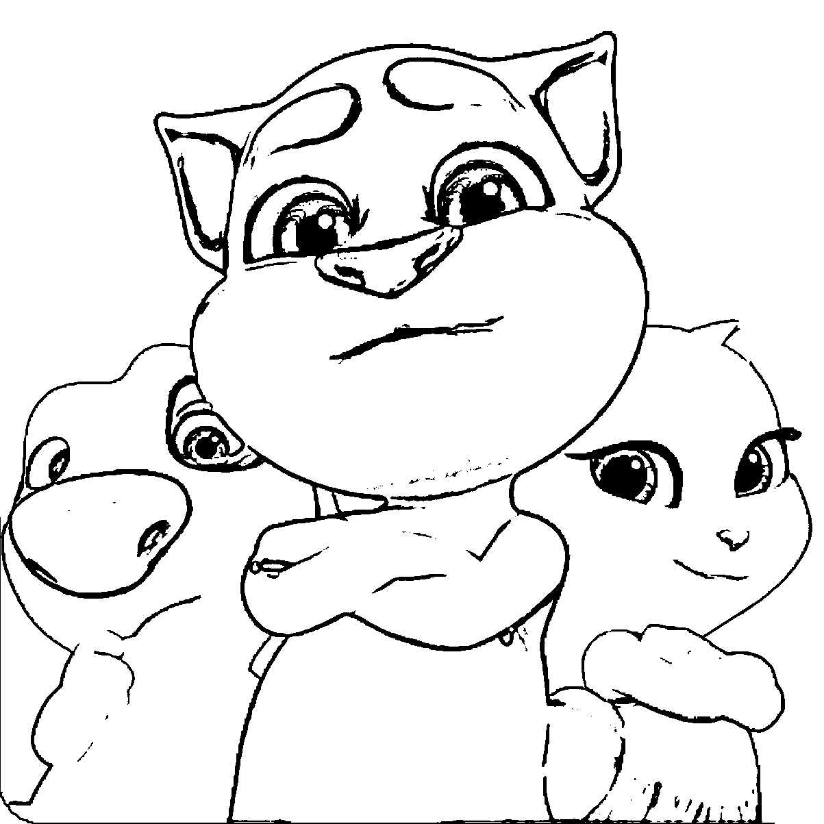 Dibujo de Tom y Su Pandilla para Colorear
