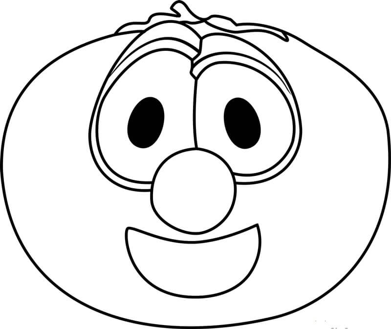 Dibujo de Bob el Tomate para Colorear