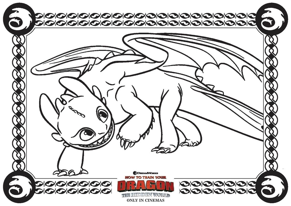 Dibujo de Divertido Desdentado para Colorear