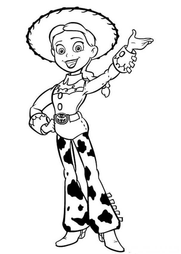 Dibujo de Jessie Feliz para Colorear