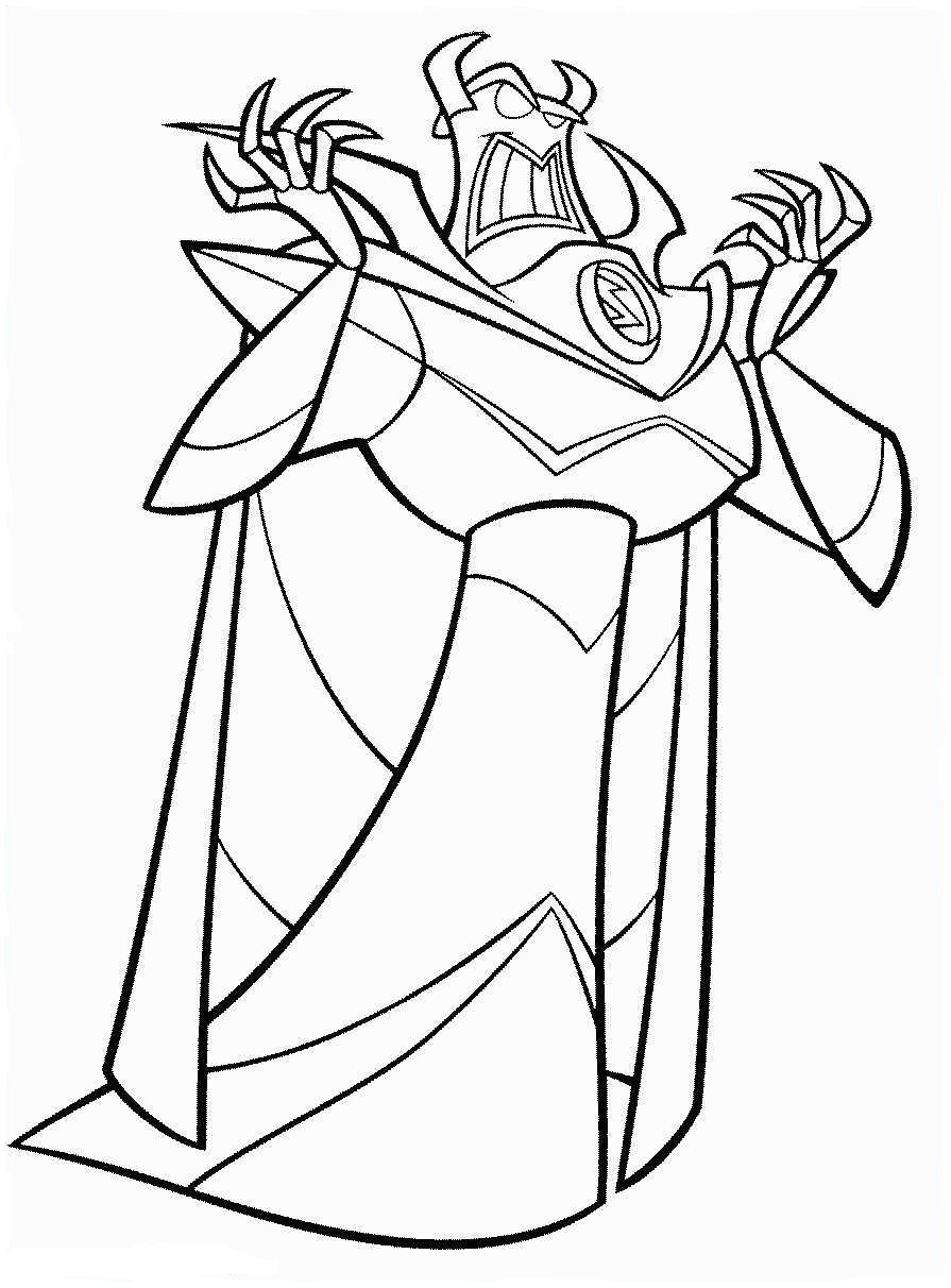 Dibujo de Juguete Malvado para Colorear