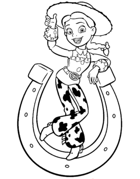 Dibujo de Lindo Jessie para Colorear