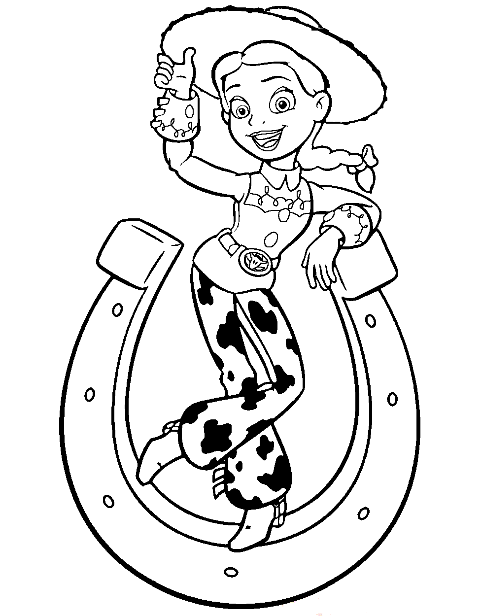 Dibujo de Lindo Jessie para Colorear