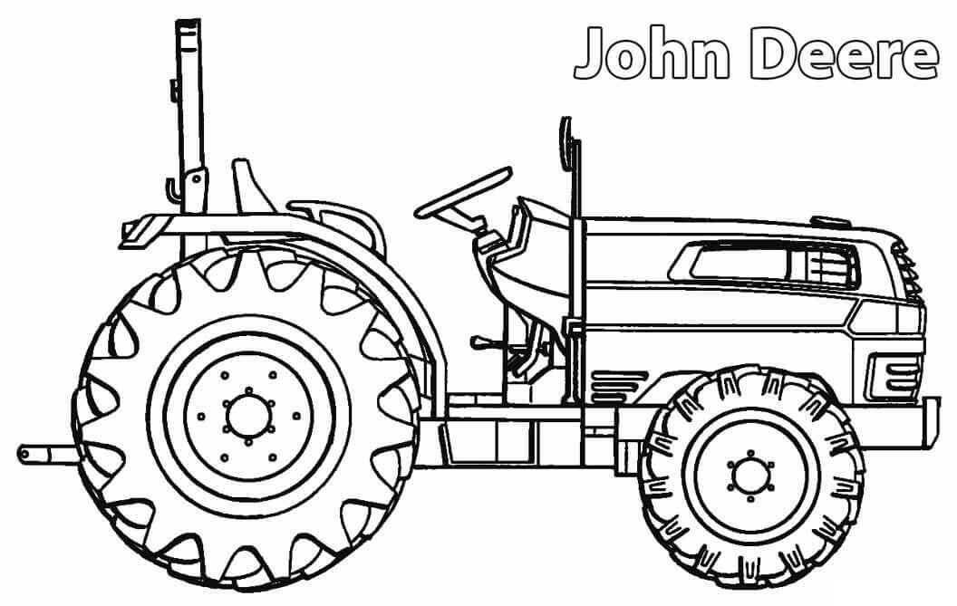 Dibujo de John Deere 1 para Colorear