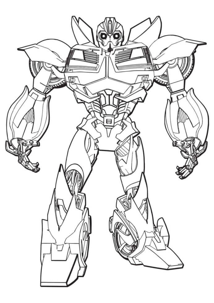Dibujo de Fresco Bumblebee para Colorear