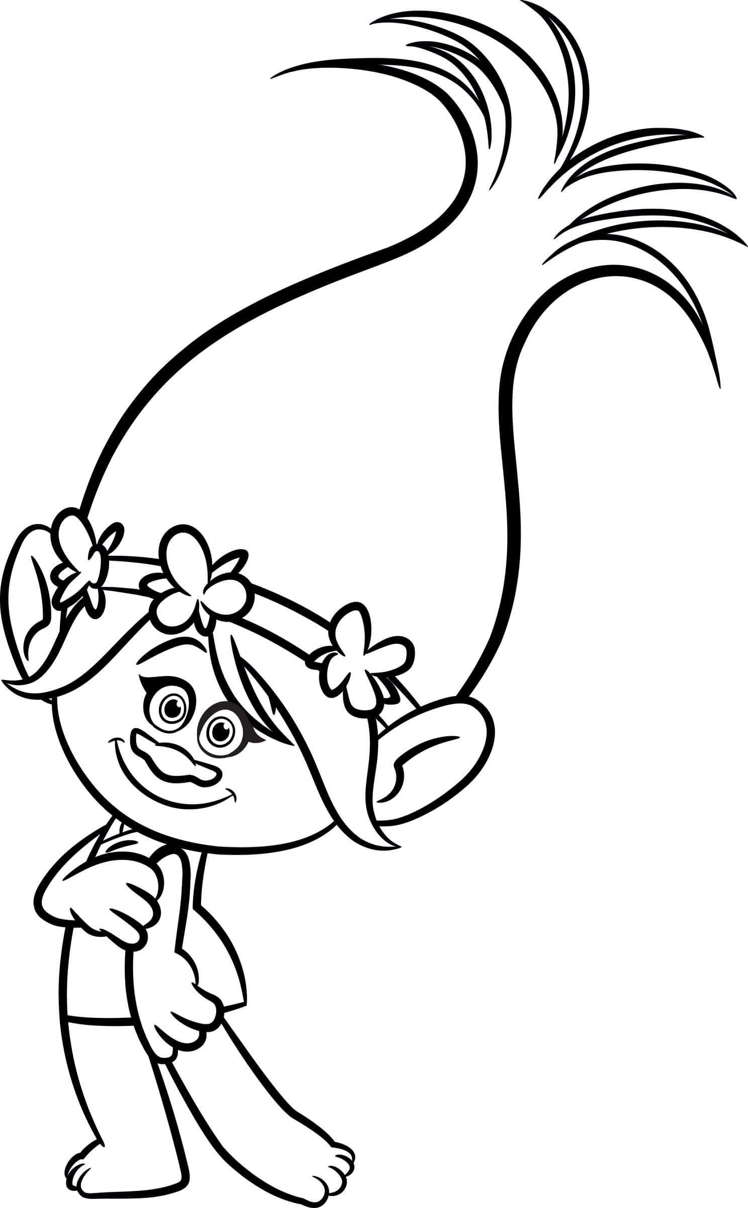 Dibujo de Impresionante Amapola para Colorear